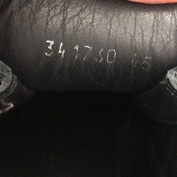 BALENCIAGA GREY LEATHER HIGH ARENA SNEAKERS MENS SIZE 45 - Picture 7 of 16